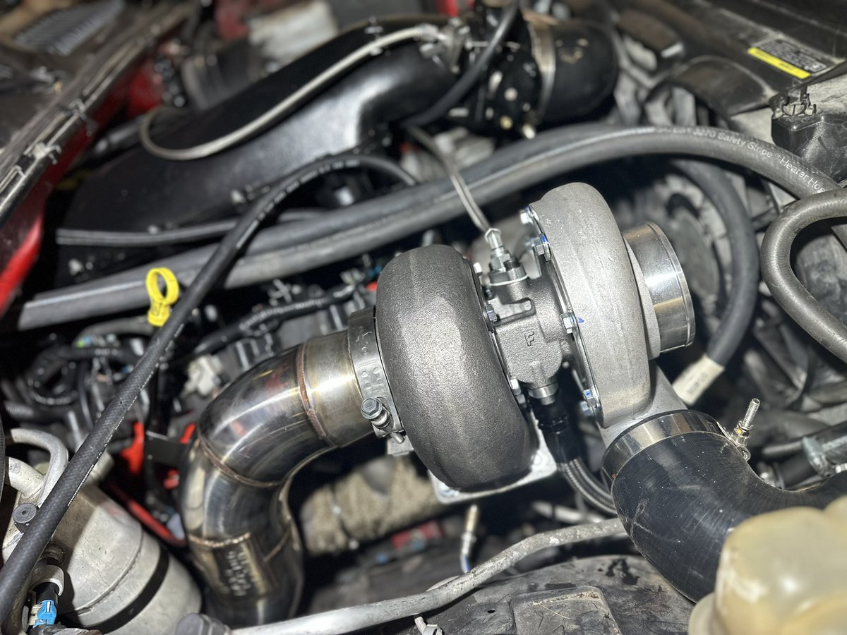 Downpipe and intercooler combo done!