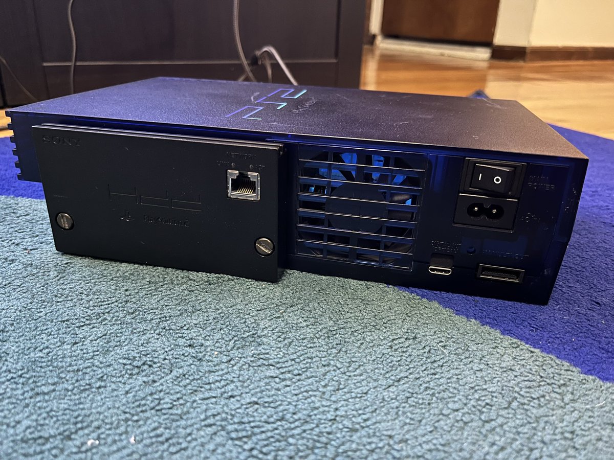 PixelFX Gem HDMI board installed on a midnight bloo PS2! Play your games in crispy ass 1080/1440p HD display! Features an OSD with a bunch of video options you can customize!