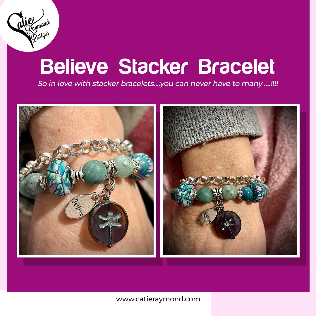 CatieRaymond_'s tweet photo. Your style with the Believe Stacker Bracelet from Catie Raymond. Infused with #positive energy, this handcrafted piece is more than just #jewelry – it's an affirmation of your inner strength and belief in yourself.

https://t.co/4lgfNYiTNd  

#stylish #bracelet #catieraymond https://t.co/2jq29hyodf