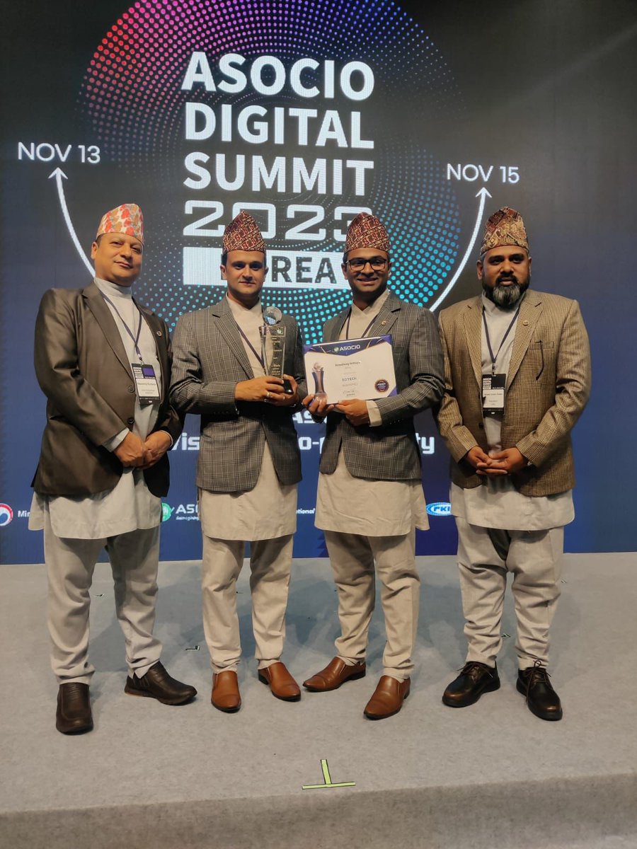 broadwayinfosys's tweet photo. Broadway Infosys receives the prestigious ASOCIO 2023 EdTech Award in Seoul, Korea, on 14th &15th November 2023.
We extend sincere gratitude to Broadway Infosys family for the support in contributing to this notable achievement.
#ASOCIOAward
#EdTechAward
#BroadwayInfosys https://t.co/9NN0bR8h3U