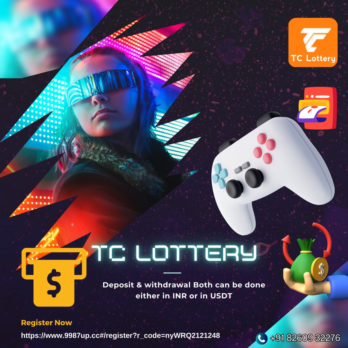 ShanayaAhuja3's tweet photo. Leveling up my income game like a boss! 📷📷
Join for Dm Now
Call Now +91 82609 - 32276
WhatsApp +91-88271-34401
#tclottery #gaming #gamingprediction #GamingProfits #GameOnWealth https://t.co/z9KkkvVCNX