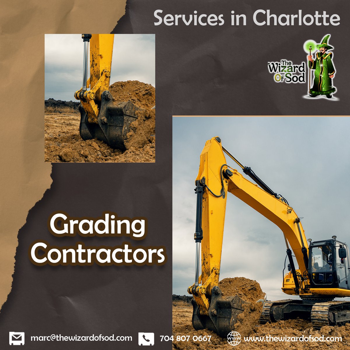 WizardSod's tweet image. Meet the professional grading contractors in charlotte NC  

Give us a call 📞 Now at 𝟳𝟬𝟰 𝟴𝟬𝟳 𝟬𝟲𝟲𝟳  

#grading #gradingcontractors #gradingcontractor #charlotte #servicesprovider #services #lawncare #lawncareservice #NorthCarolina