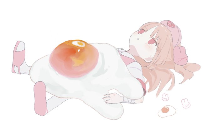 「egg (food) long hair」 illustration images(Latest)