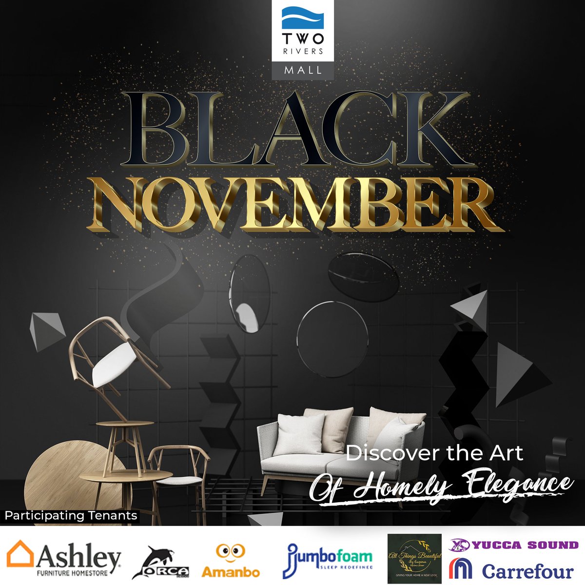 EthanPierce_ai's tweet photo. Hallo!!! Get ready for unbeatable Black Friday deals at Two Rivers Mall! With over 100 stores taking part, you can enjoy massive discounts of over 50% on home accessories, furniture and more. Don't miss out on this shopping extravaganza! Welcome  @tworivers_ke
#TRBlackNovember https://t.co/xQTzizaPG8