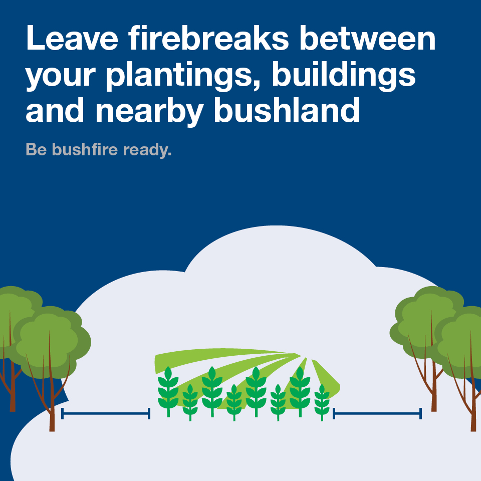 SA_PIRSA's tweet photo. Be bushfire ready 🔥
Planning and preparing your property for the bushfire season will reduce the risk of damage to your property in the event of a fire.
For more tips, visit: https://t.co/iQt8VUv1S2
#BeBushfireReady https://t.co/kn1YthafwJ