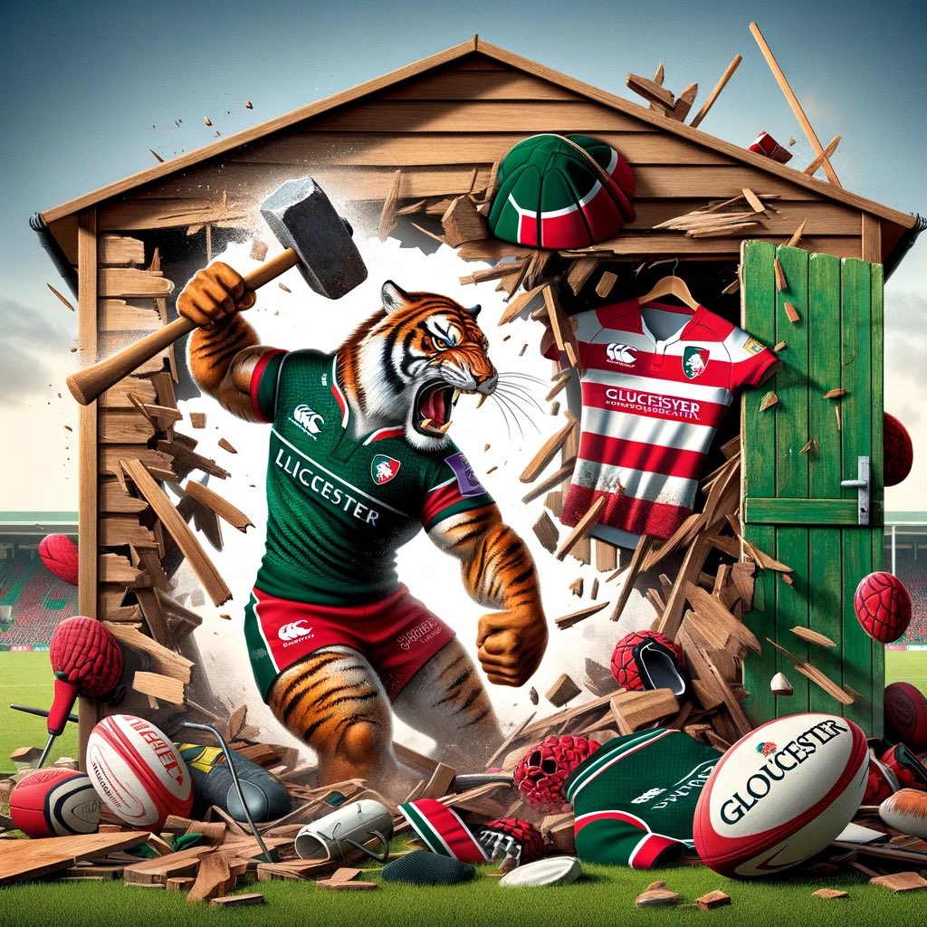 CrumbieSte's tweet image. Gloucester. Tigers are coming for you this weekend. Season starts now. #ChatGPT #COYT #tigersfamily