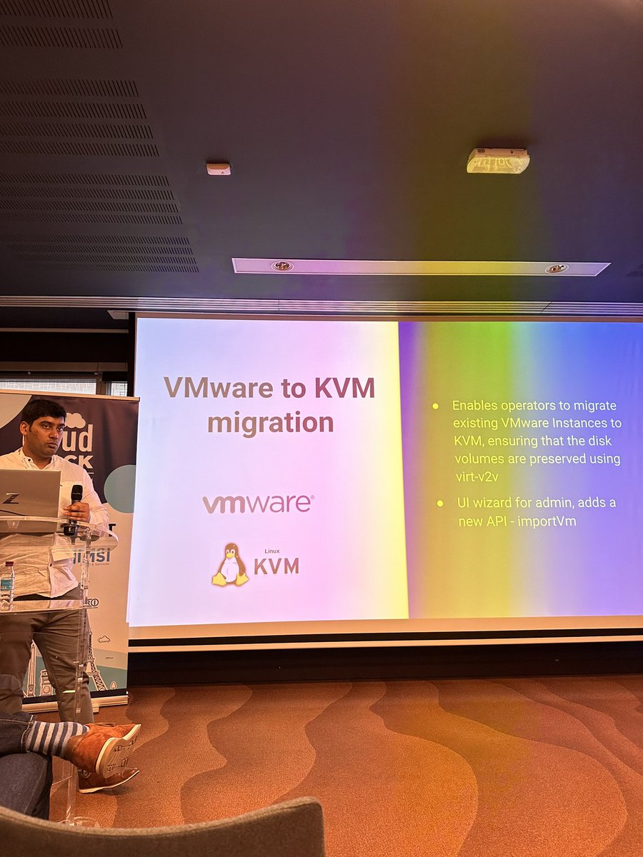 kiranchavala's tweet image. VMware to Kvm migration in 4.19  #CSCollab2023