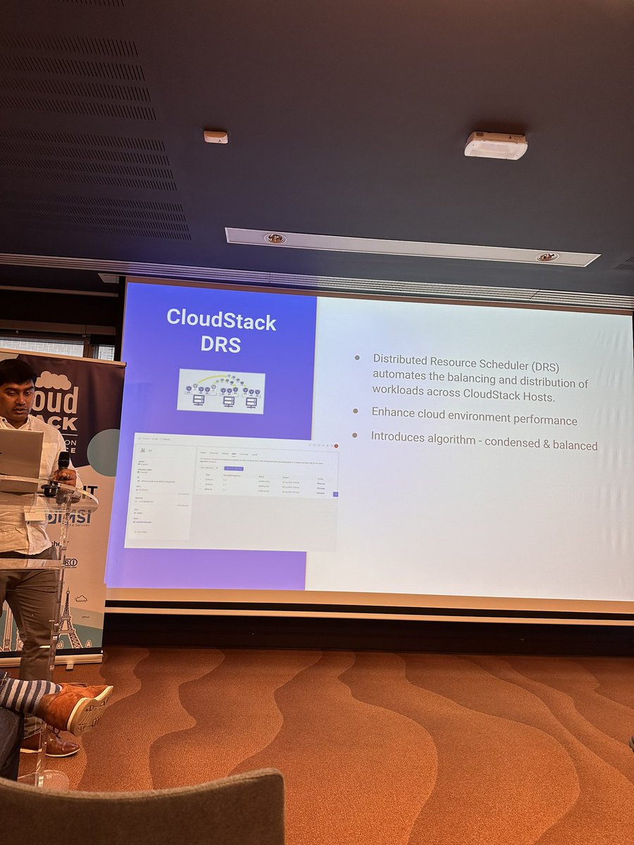 kiranchavala's tweet image. DRS feature built in in cloudstack in 4.19 #CSCollab2023