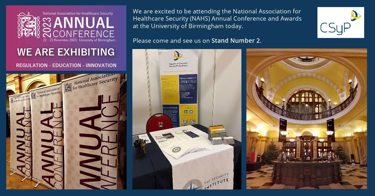 We are excited to be attending the NAHS Annual Conference and Awards at the University of Birmingham today on stand number 2 in the Great Hall. 

We look forward to seeing you there!