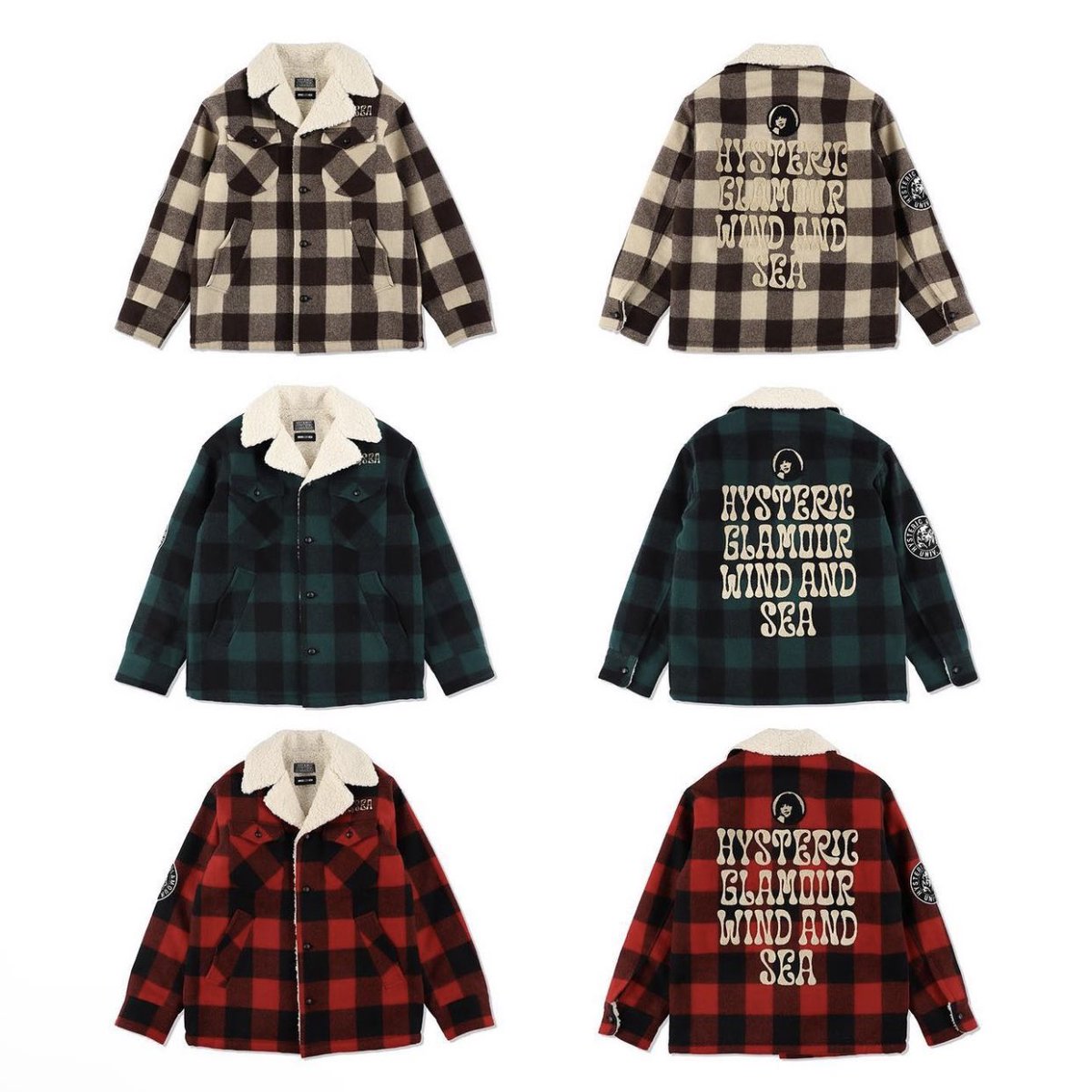 11/25 発売】 HYSTERIC GLAMOUR × WIND AND SEA 最新コラボ