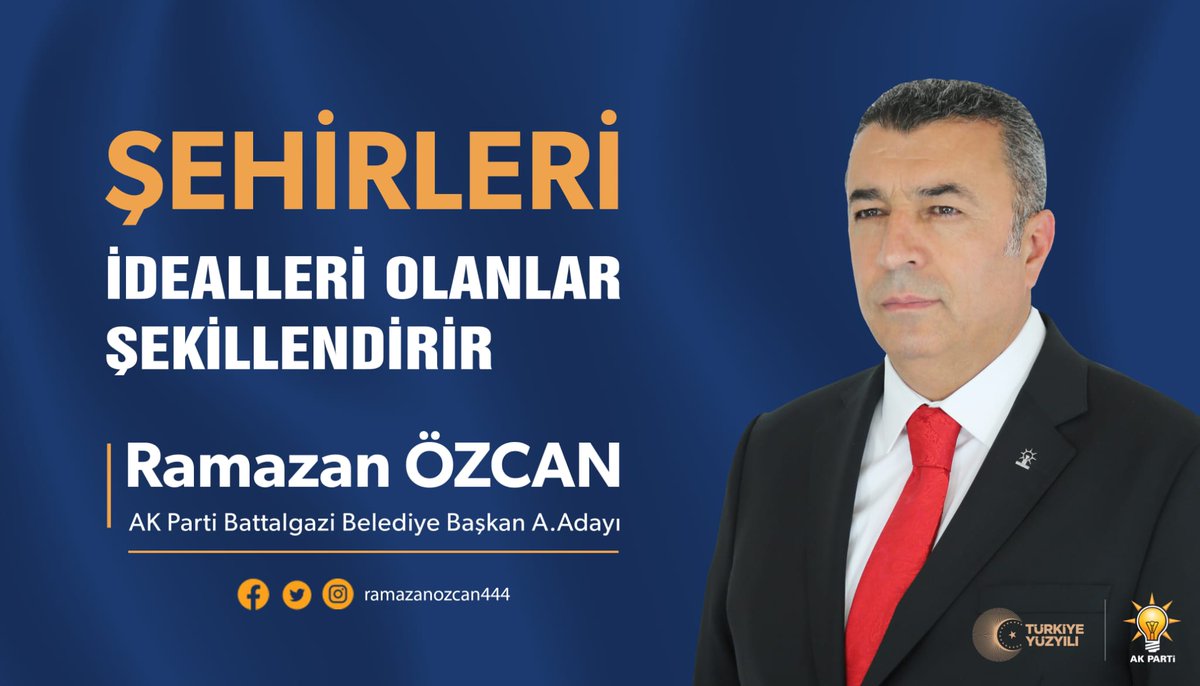 Şehrimiz için, daha güçlü ayağa kalkabilmemiz için Ramazan Özcan.
