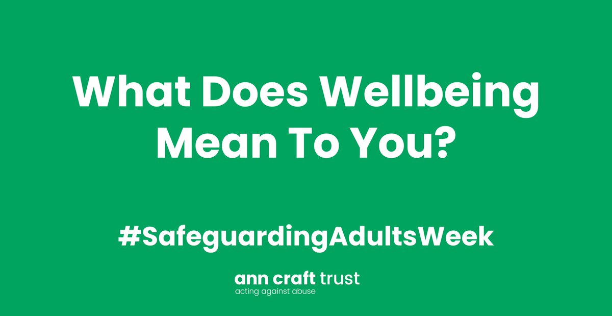 #SafeguardingAdultsWeek Day 4 Who’s looking after the people looking after the people? How do we prioritise your wellbeing? Today reflect on the culture in your team. What is working well in terms of promoting peoples wellbeing &amp; what could be improved?