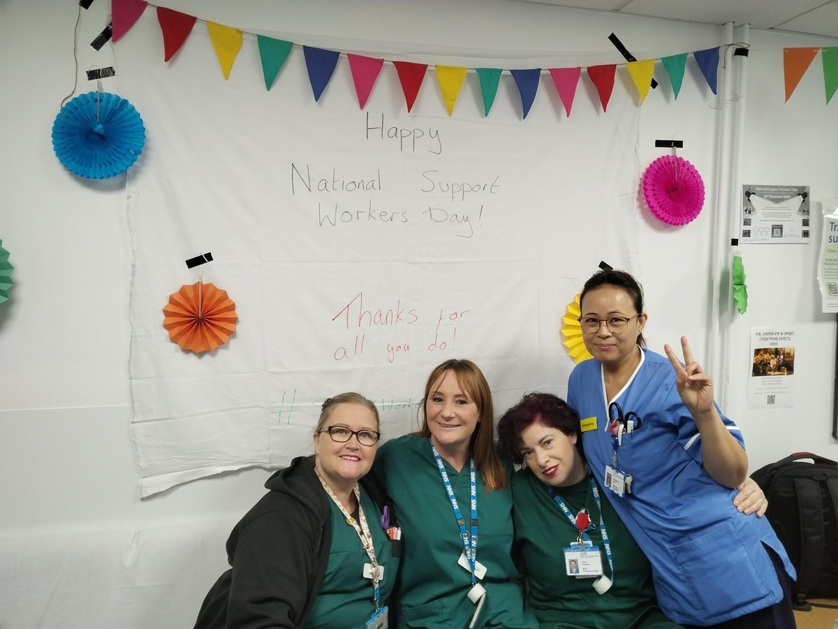 National Support Workers day!

We're so proud of our Emergency Department Assistants @ Southend ED #SupportWorkersDeliver for patients and services, &work on their #apprenticeships

@MSEHospitals @HealthyMeAtMSE @MSEloveNURSING
@theRCN
#healthcare #supportworker #skills #thankyou