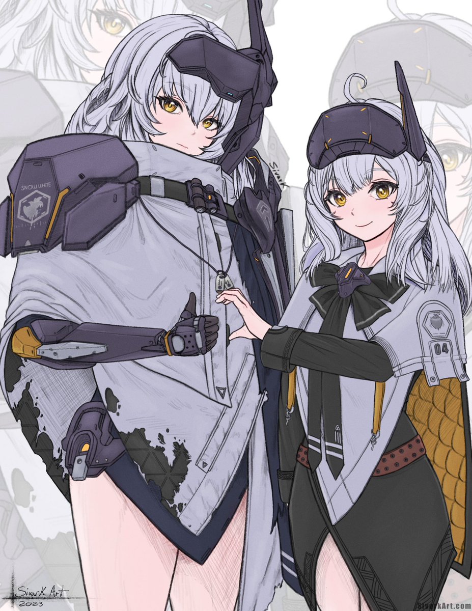 SnowWhite + SmolWhite Sketch

“😐👍🫶😃”

Thank you for a great  #NIKKE1stAnniversary. 🙏🥳

#NIKKE #メガニケ #HappyThanksgiving