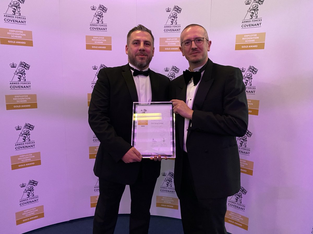 franburrows's tweet image. Great night yesterday collecting our Armed Forces Covenant Gold award for @orbitgroup with Phil, an army veteran who now works in our Independent Living team. All the effort put in is helping colleagues and customers and celebrating all our forces do for us all