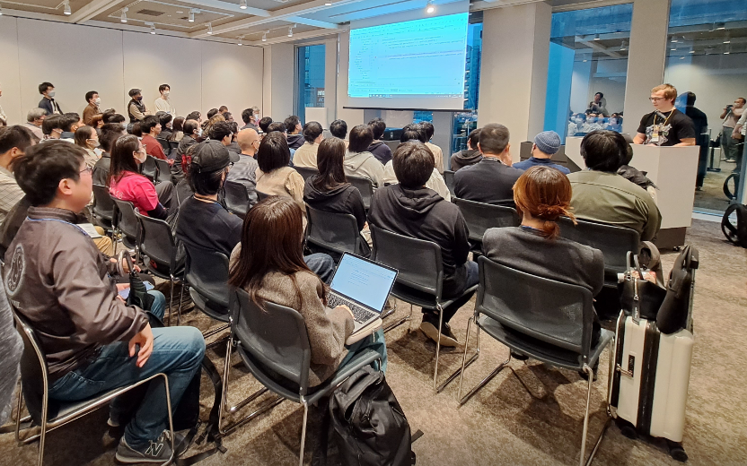 InfoSupportBV's tweet photo. On November 11 our colleague @GeertsTim93815 gave his first session as a speaker. What a start he made! On the Java User Group (@JJUG) fall conference in Tokyo, he talked about transaction management in a Spring DDD application: in Japanese! Congrats, Tim!
#InfoSupportExperts https://t.co/DAduf3VSGQ