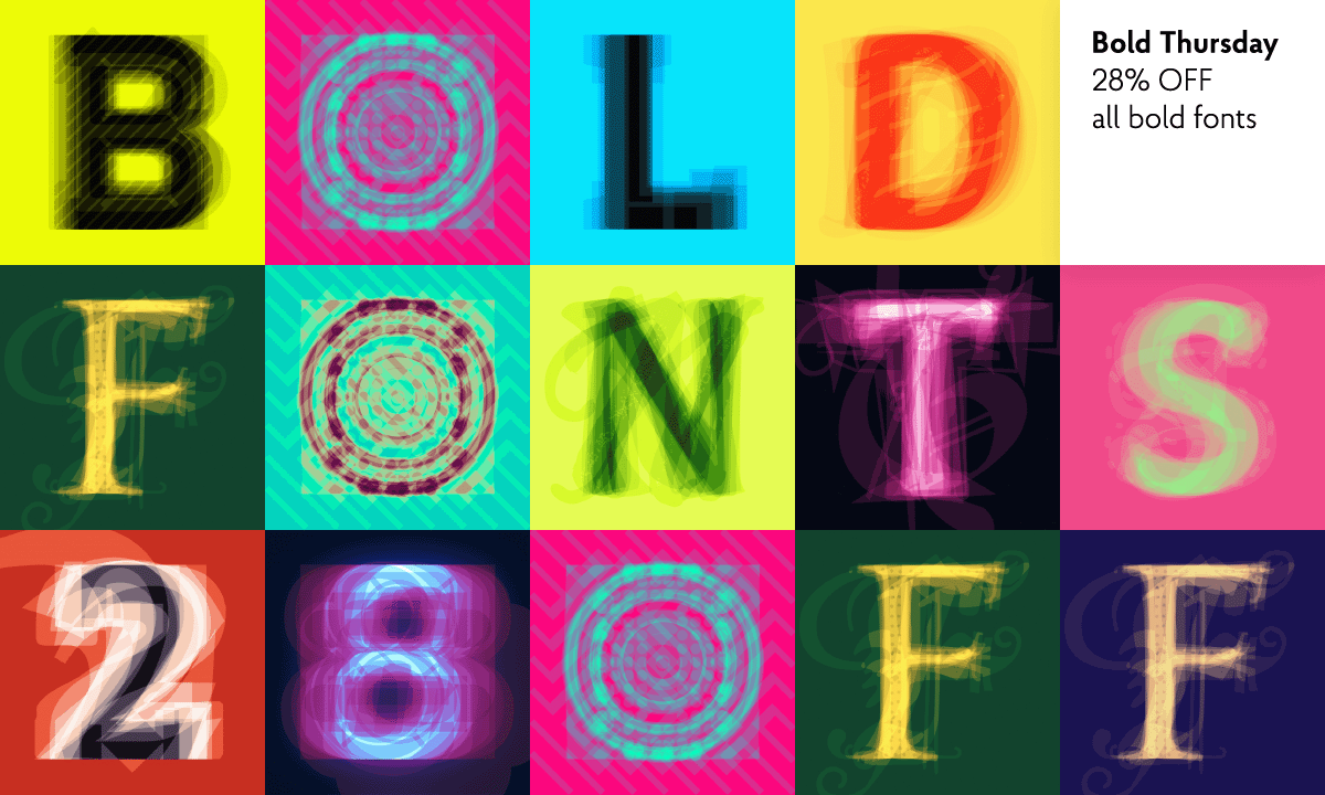 Rentafont's tweet photo. 🌕 Today is a Bold Thursday!
Buy all Bold Fonts (and their families) on Rentafont with 28% discount!
1400 Bold Fonts: https://t.co/r9jI8DBxdy
#BoldThursday #blackfriday2023 #BlackFriday #webfonts #typography #design #cyrillic #rentafont https://t.co/zEyogumKcD