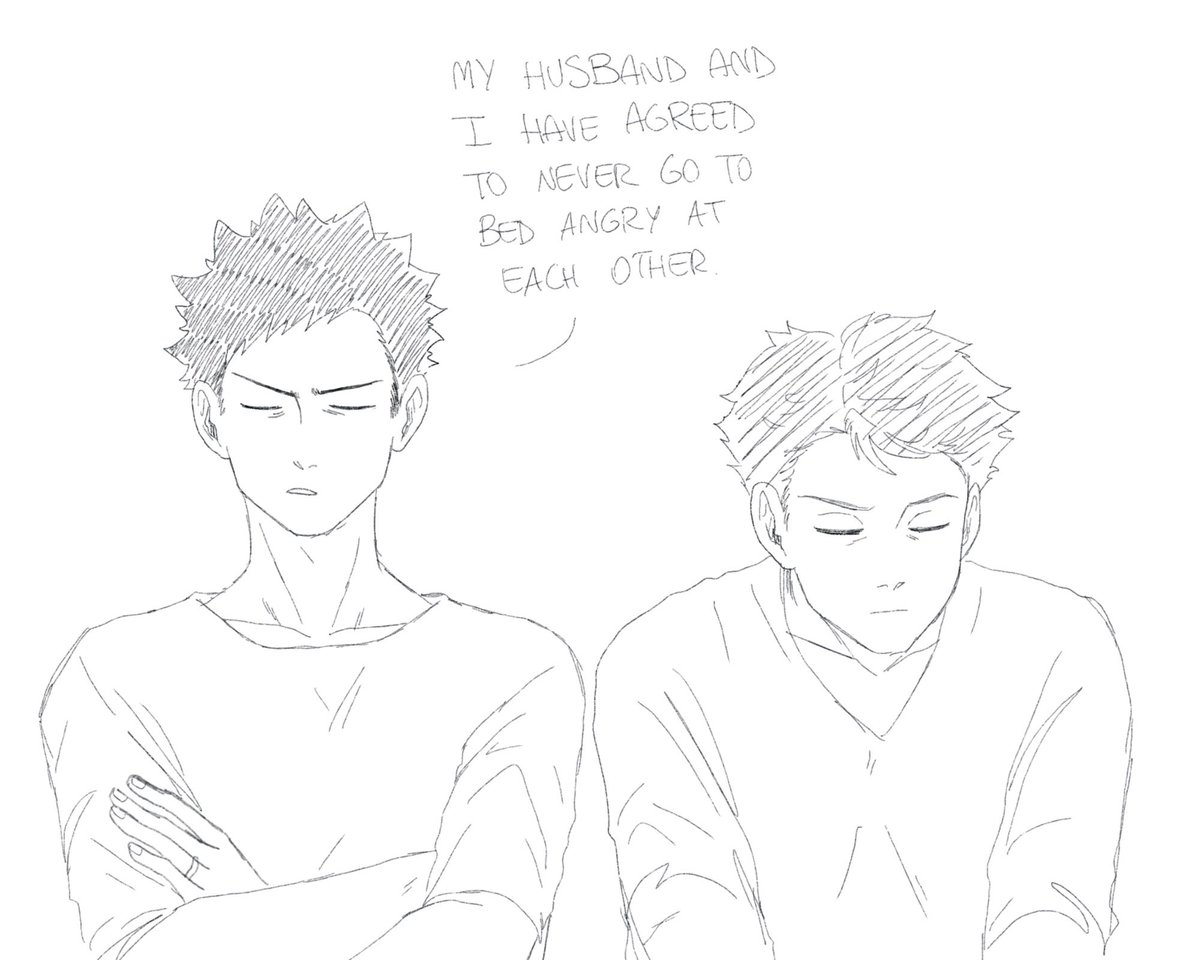 giusto_art's tweet photo. Based on an incorrect quote found on tumbIr.
They’re so funny to draw!
#iwaoi #oiiwa #oikawatooru #iwaizumihajime #hq https://t.co/c9PUGE4A5u