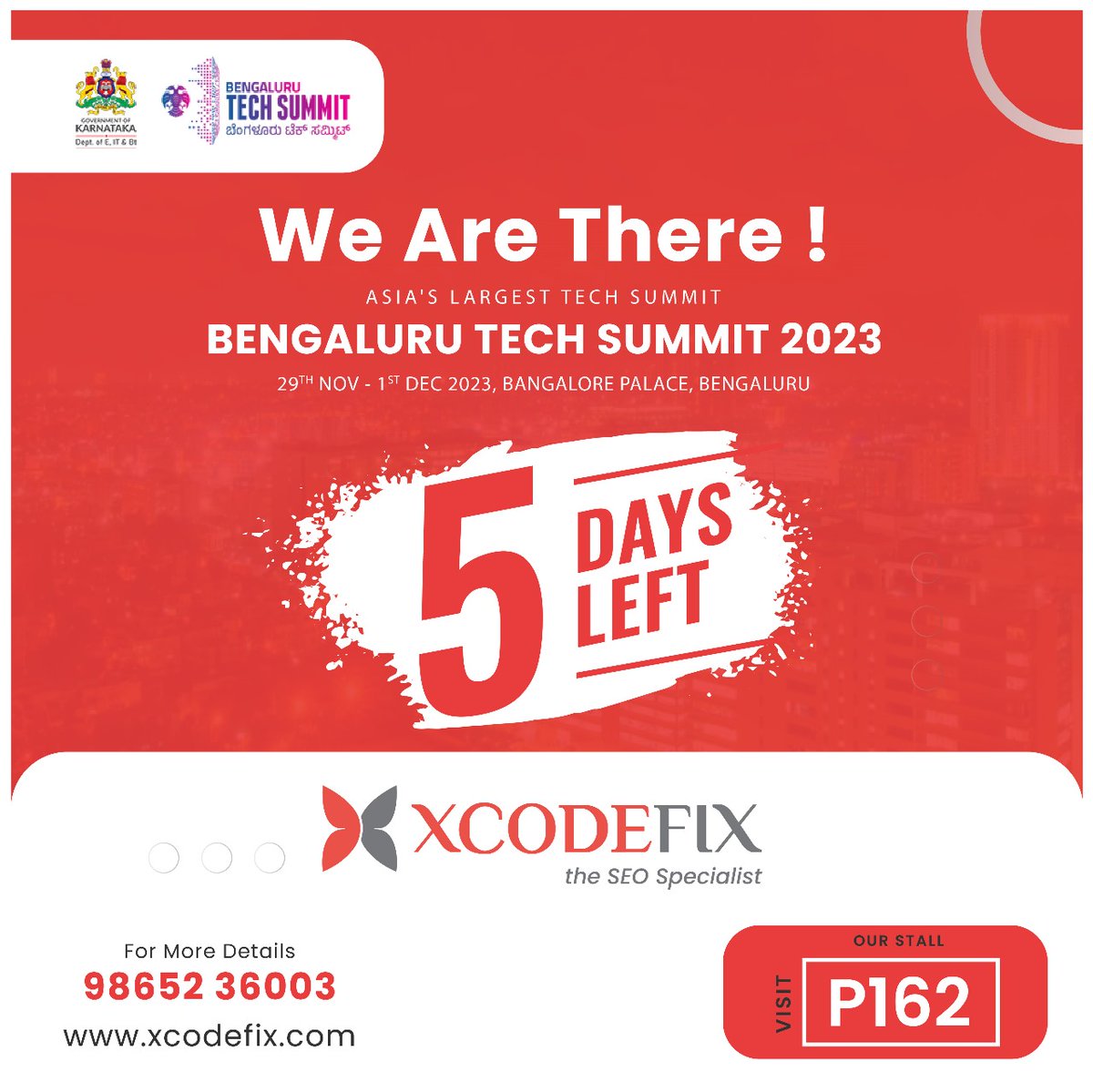#xcodefix 
#Bangloretechsummit2023
#29,30 Nov &amp; 1st Dec