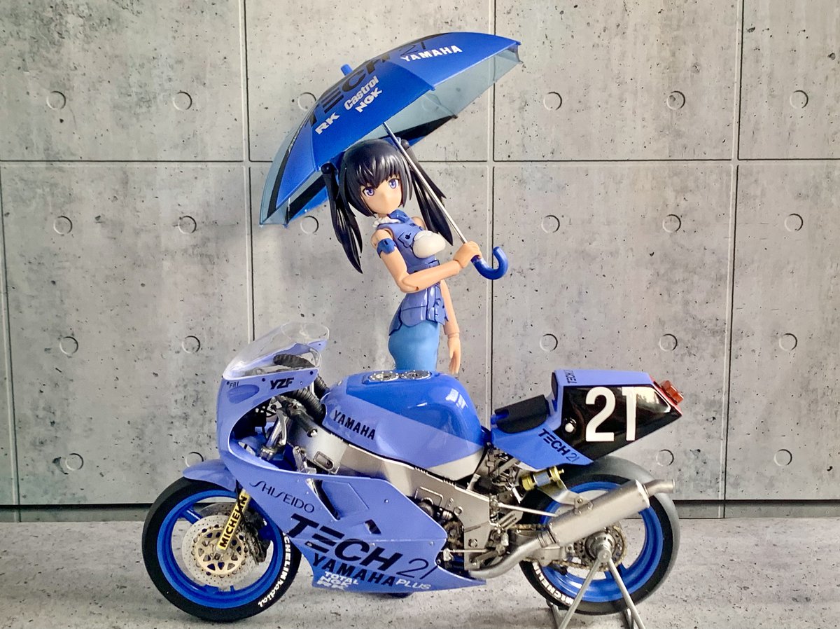 UsagiKouichi's tweet photo. #yamaha #tech21 #yzfr1 #yzfr1m #yzf750 #ow89 #suzuka8h #kotobukiya #faガール #innocentia #イノセンティア https://t.co/iWo7joDFta