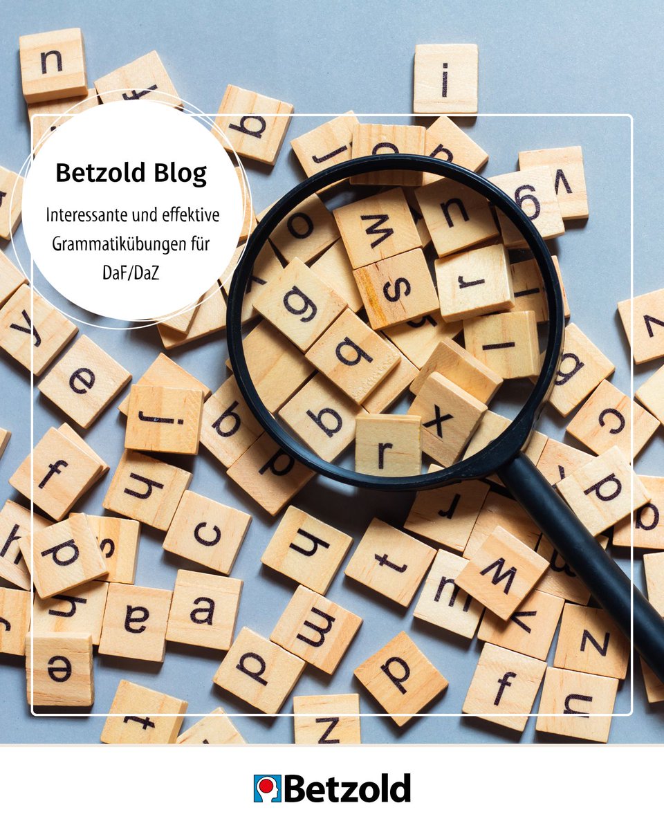 Grammatik ist bei vielen Schülerinnen und Schülern weniger beliebt. Unsere Gastautorin Maria Elter zeigt in ihrem Beitrag spielerische Grammatikübungen, die den Lernprozess sinnvoll unterstützen und das nachhaltige Lernen fördern: link.betzold.de/lZoO
#Bildungsprofis