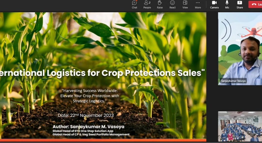 iipm_bangalore's tweet photo. #IIPMBians had the pleasure of hearing from Mr. Sanjaykumar Vasoya, Global head (Agrochem & Seed, ETG mobile app & Digital marketing, Agronomy and Development ), #ETGWorld, Kenya on #InternationalLogistics for #CropProtectionsales". https://t.co/50S2IvYKs8