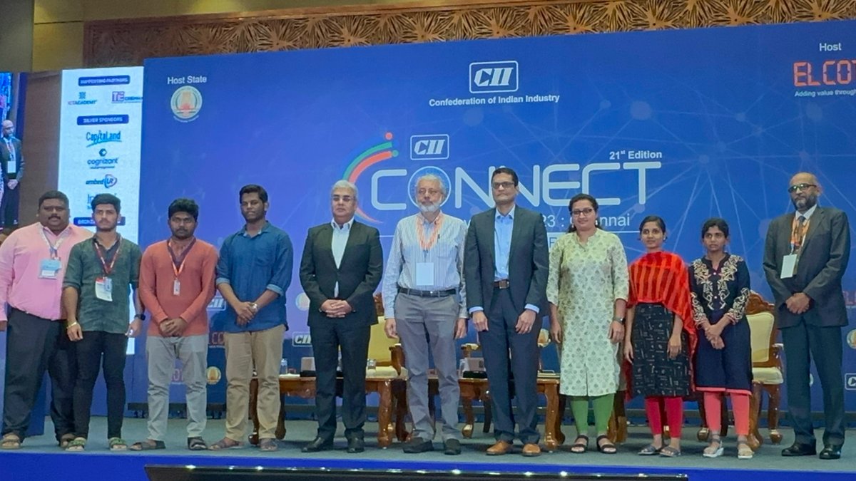 OpenWeaverInc's tweet photo. Make-a-thon, Chennai 2023 concluded!  

We partnered with the #ConfederationofIndianIndustries #ICTAcademy of Tamil Nadu to help students launch many innovative ideas as digital products.  

#GenerativeAIForIndustry  #OpenWeaver #Makeathon2023 #GenerativeAI https://t.co/V3MabYpTir