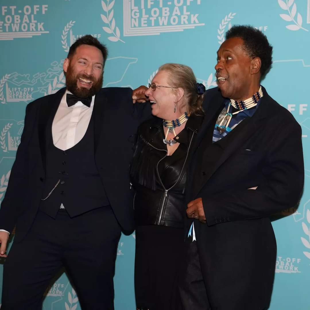 My grandparents misbehaving 😅🎬.

Can't believe this screening was two years ago already. Everything is going by so quick now.

#LiftOffFilmFestivals #LiftOffGlobalNetwork 
#pinewoodstudios