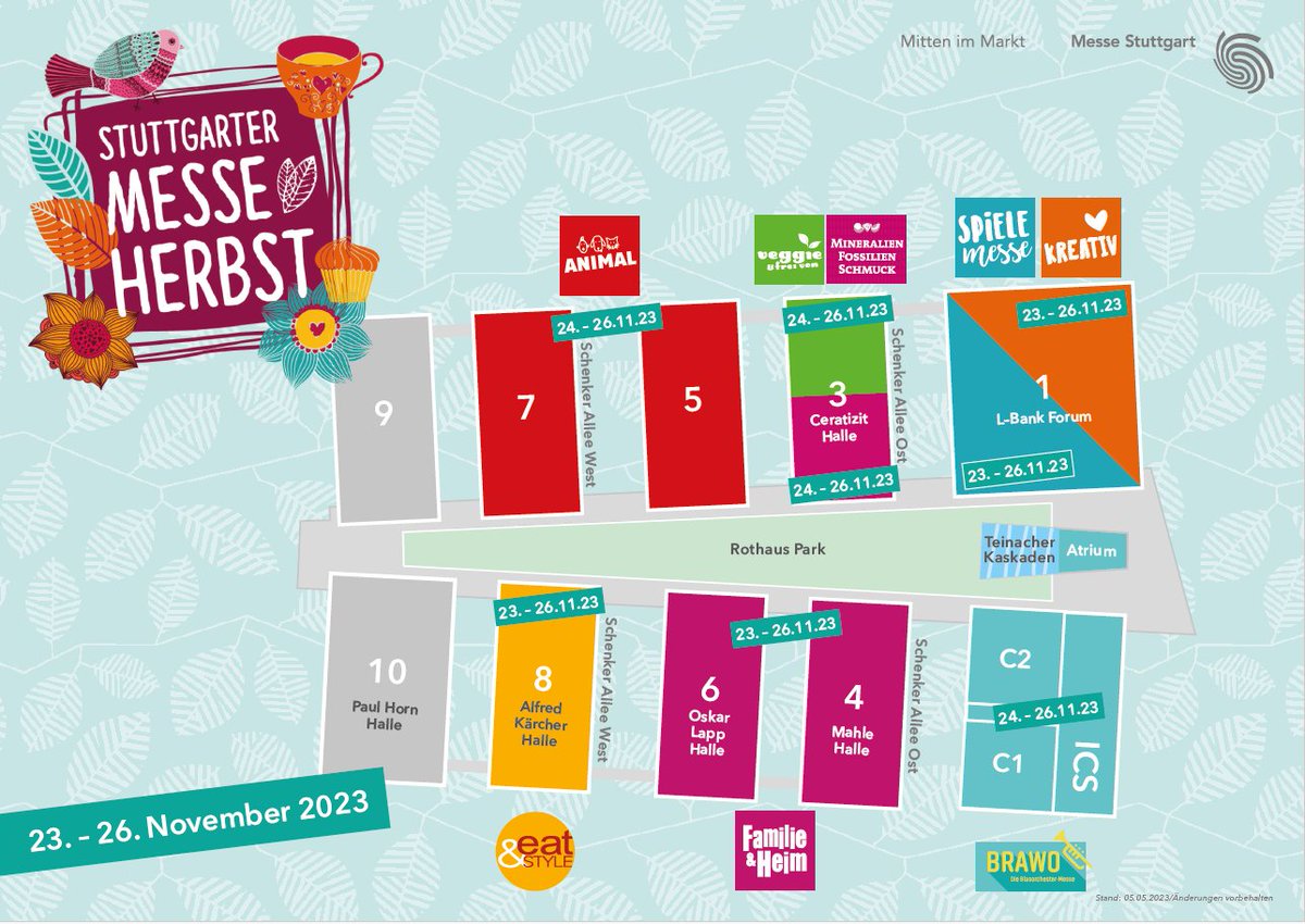 Auf zum Messeherbst in Stuttgart! 🚀 Und wir sind für euch vor Ort 📅 Termin: 23.-26.11.2023
📍 Standort: Messezentrum Stuttgart ❗ H1 J15 ❗