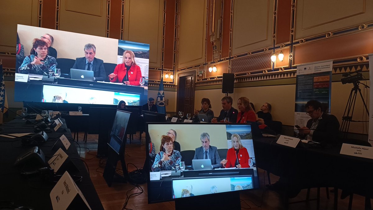 MedCities's tweet photo. We celebrated the #BoardofDirectors meeting in order to prepare the #generalassembly taking place today at #Sarajevo City Hall. Thank you for hosting #MedCities members in the annual #seminar  aiming to share experiences and put in the center the #localauthorities needs. https://t.co/x6SwrXTorG
