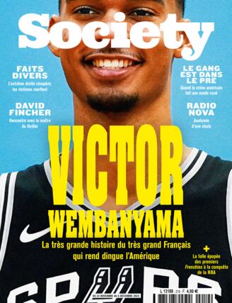 un basketteur en une d'un grand magazine français