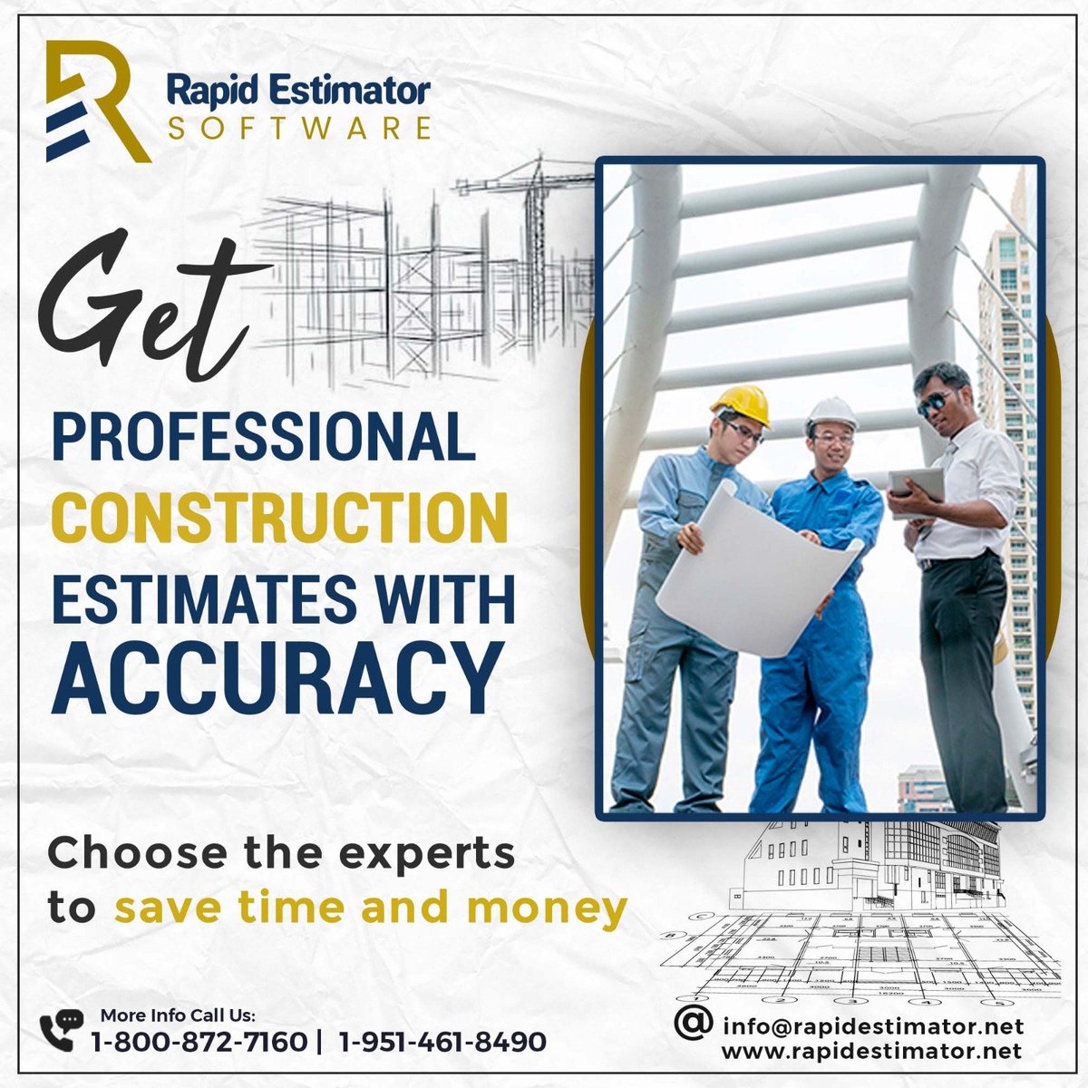 Building a masterpiece starts with precision planning! Trust the experts to bring your vision to life with precise estimates. Choose Rapid Estimator, a powerful, versatile, and innovative system to achieve construction accuracy.
.
.
#AccurateEstimates #CraftingDreams