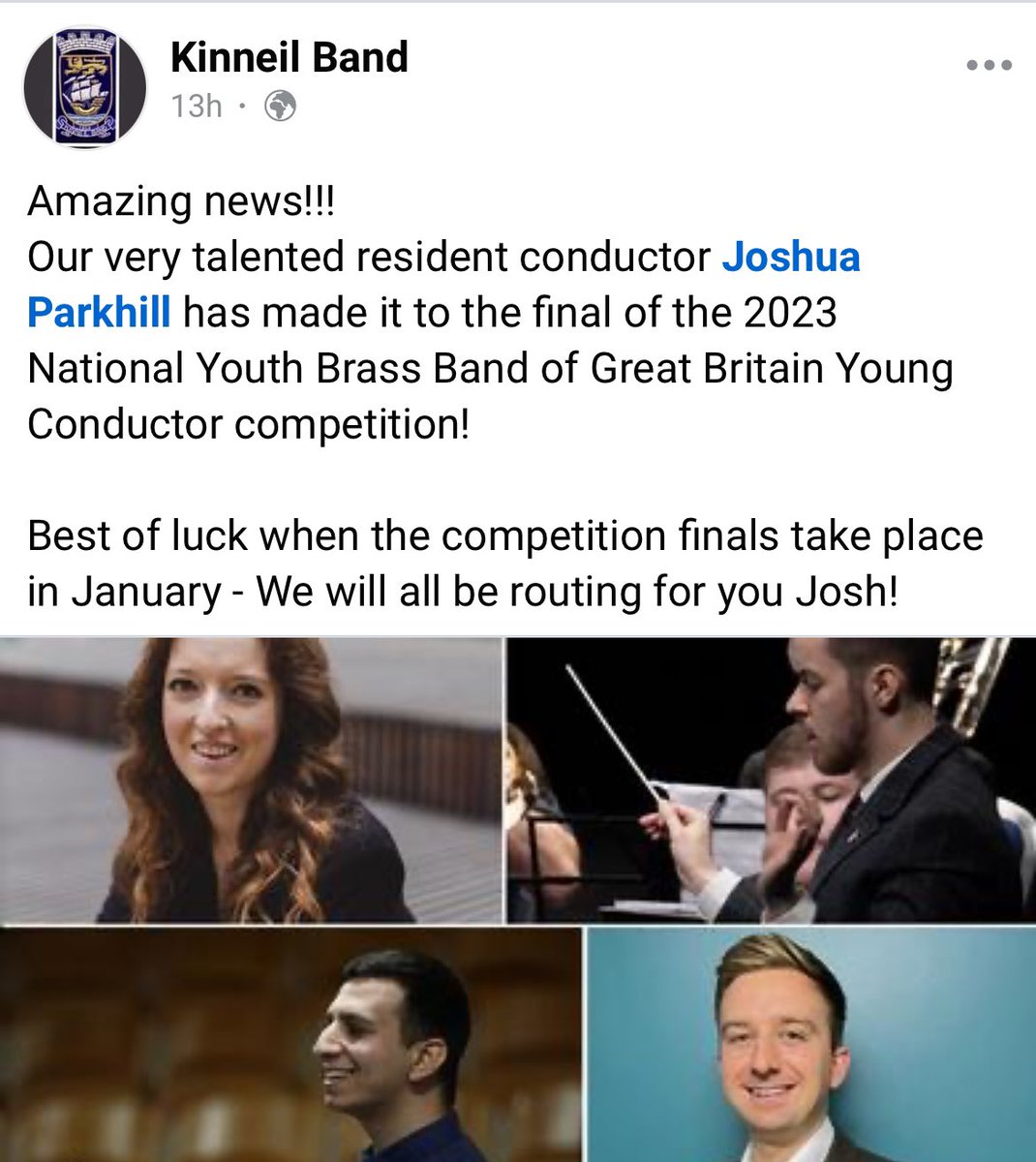 Very proud of you Joshua.