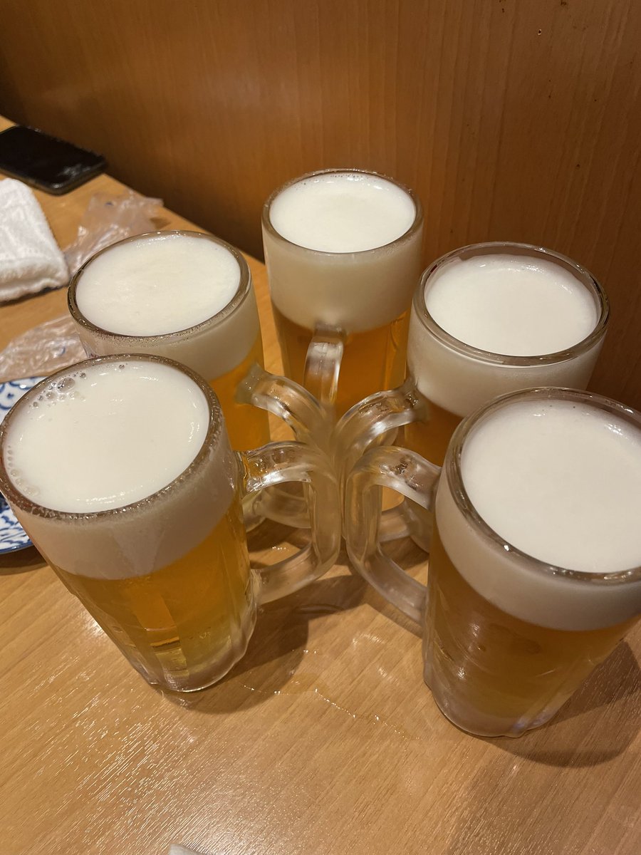 取り急ぎ！逆カンパイ！🍻✨