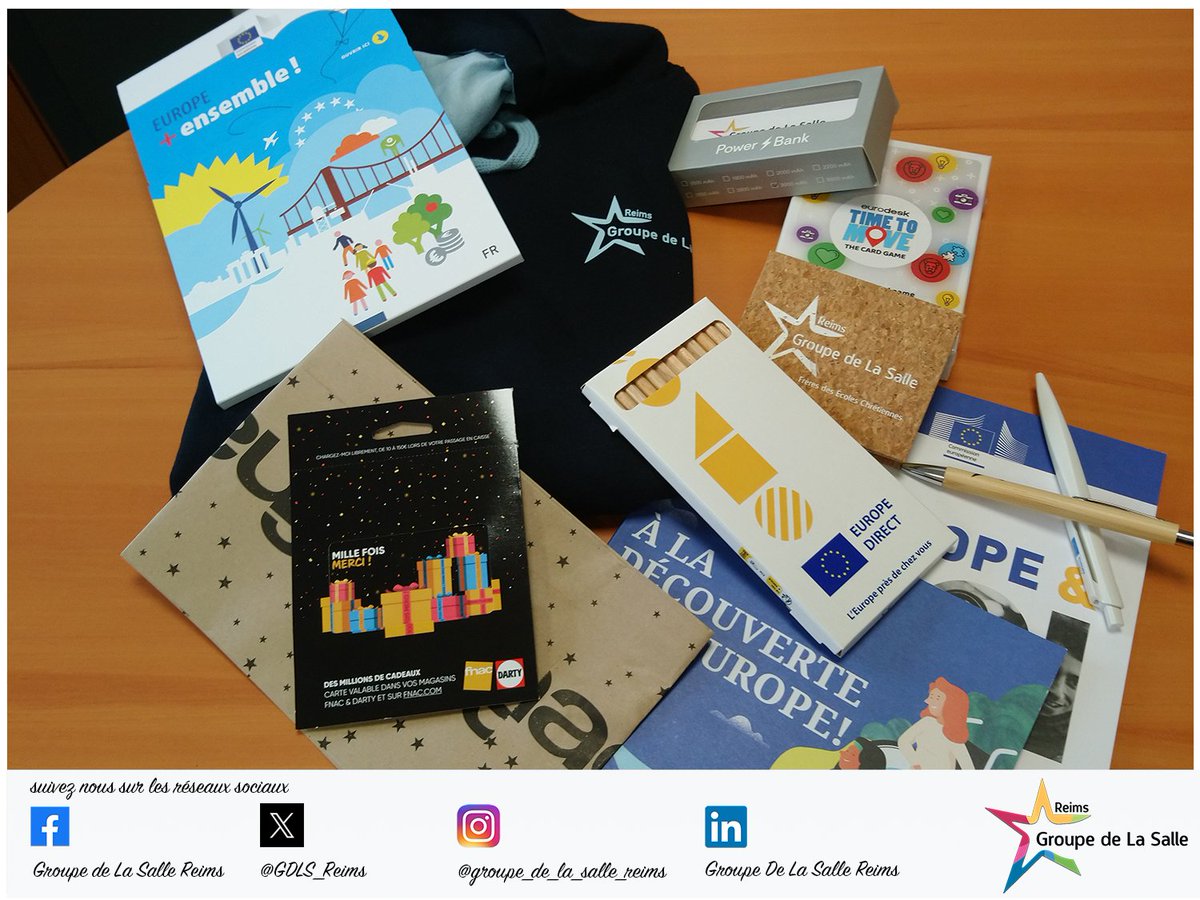 Groupe De La Salle - Reims (@gdls_reims) on Twitter photo 🇪🇺 RESULTATS CONCOURS
Lors des Erasmus Days, était organisé au lycée pro JDA-La Salle un quiz sur l’Europe. Les gagnants sont C. Cayuela, A. Ribeiro, J. Fleury, A. Tabary-Brice et M.-T. Duong
#gdls #champagne #reims #lasalle #wearelasalle <a href="/lasallefrance/">LA SALLE FRANCE</a> <a href="/lasalleorg/">La Salle Global</a> 🇪🇺 RESULTATS CONCOURS
Lors des Erasmus Days, était organisé au lycée pro JDA-La Salle un quiz sur l’Europe. Les gagnants sont C. Cayuela, A. Ribeiro, J. Fleury, A. Tabary-Brice et M.-T. Duong
#gdls #champagne #reims #lasalle #wearelasalle <a href="/lasallefrance/">LA SALLE FRANCE</a> <a href="/lasalleorg/">La Salle Global</a>