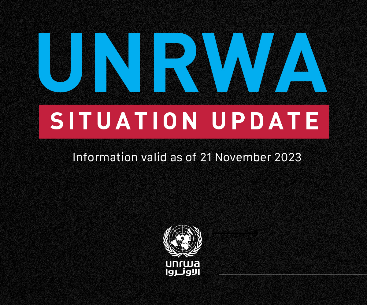 🔺 Over 14,128 people have been killed in the 📍#GazaStrip; 74% of them are reportedly children and women. 🔺Almost 1.7 million people - nearly 80% of the population- have been displaced across the #GazaStrip since the war began. unrwa.org/resources/repo…