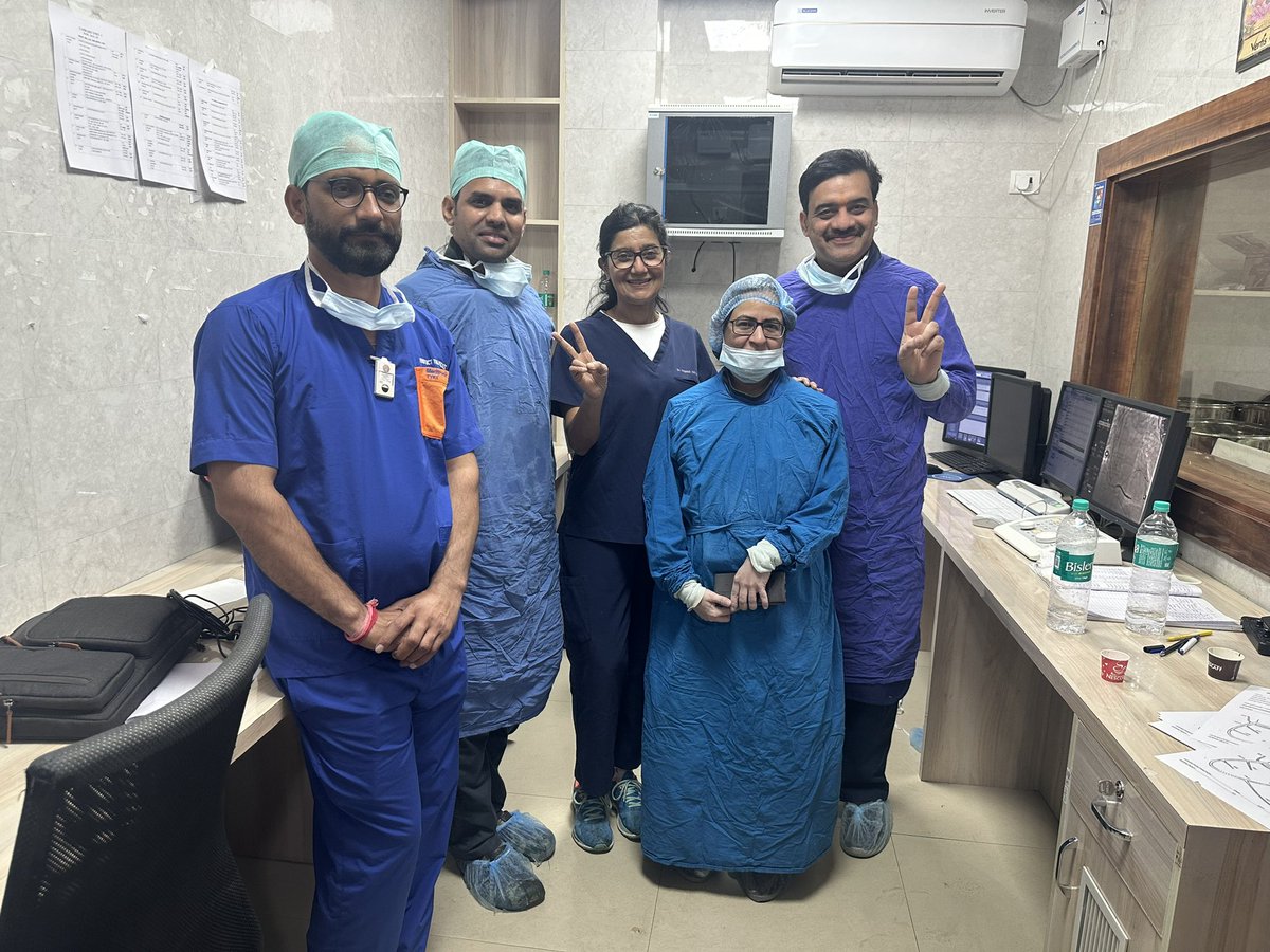 CRT workshop at SMS Jaipur! Did 4 CRT Cases in a  day with amazing results. Kudos to the team! Breaking gender barriers…