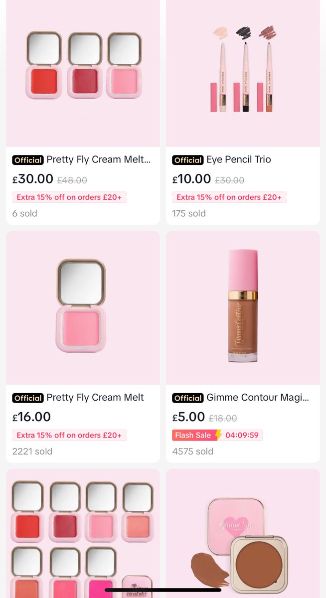__dollbeauty_ are #LIVE on #TT #EarlyRise #Morning they’ve also #JustLaunched #Three #BrandNew #CreamBlushes #PrettyFly #PF #CreamMelt #Trio #YouCan #GetThem on there #Own or as a #Bundle #Cute #StockingFillers #ChristmasStocking #WrapItUp as a present #AllThingsPink #ATP #FY