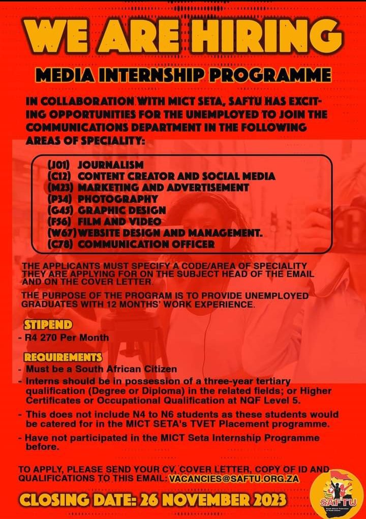 Share with a young person who might be interested.