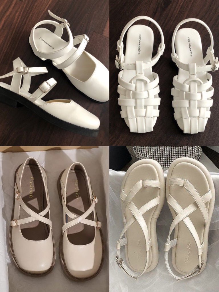 reviewhaul's tweet photo. pretty sandal aesthetic &amp; comfy low budget

a thread https://t.co/yKmrkpfvW3