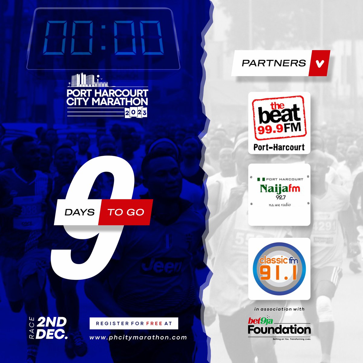 Break records not bones!

Sign up for the phc marathon 2023, to register, click on 👇🏽👇🏽

phcmarathon.com