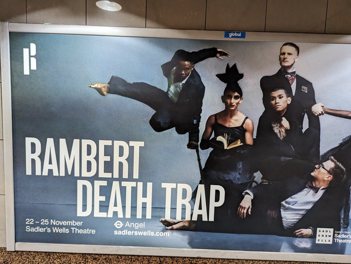 Raf and Hans saw @Rambertdance at @Sadlers_Wells last night. A bittersweet double bill of Ben Duke's work Death Trap perfectly showed off what makes these dancers always so compelling to watch.