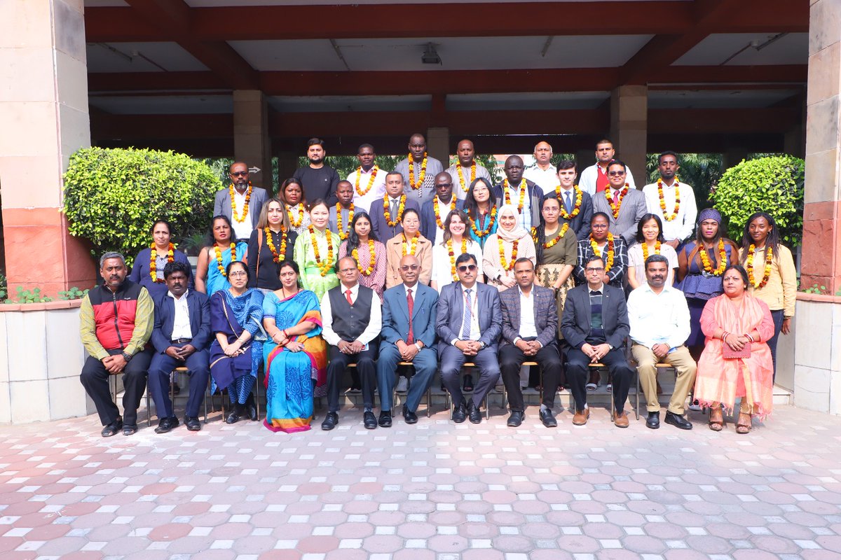 @ITECnetwork @NILERD_India International Training Prog on #Monitoring and #Evaluation was inaugurated today by @YSuriNITIAayog, Sr Adviser, @NITIAayog & DG, Nilerd. The 3 weeks prog is attended by 27 participants from 25 countries