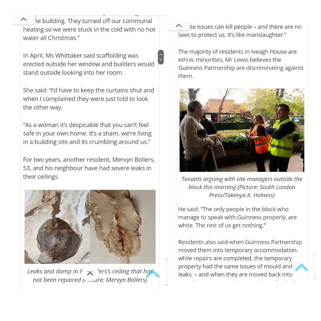 Thank you <a href="/southlondonpres/">South London Press</a> <a href="/claudiaizabell/">Claudia Lee</a> for having residents voices to be heard in relation to the conditions  #TheGuinnessPartnership have us living in #iveaghhouse #Brixton #lambeth

Please click link to read full article.
 londonnewsonline.co.uk/these-issues-c…

#london #southlondonpres