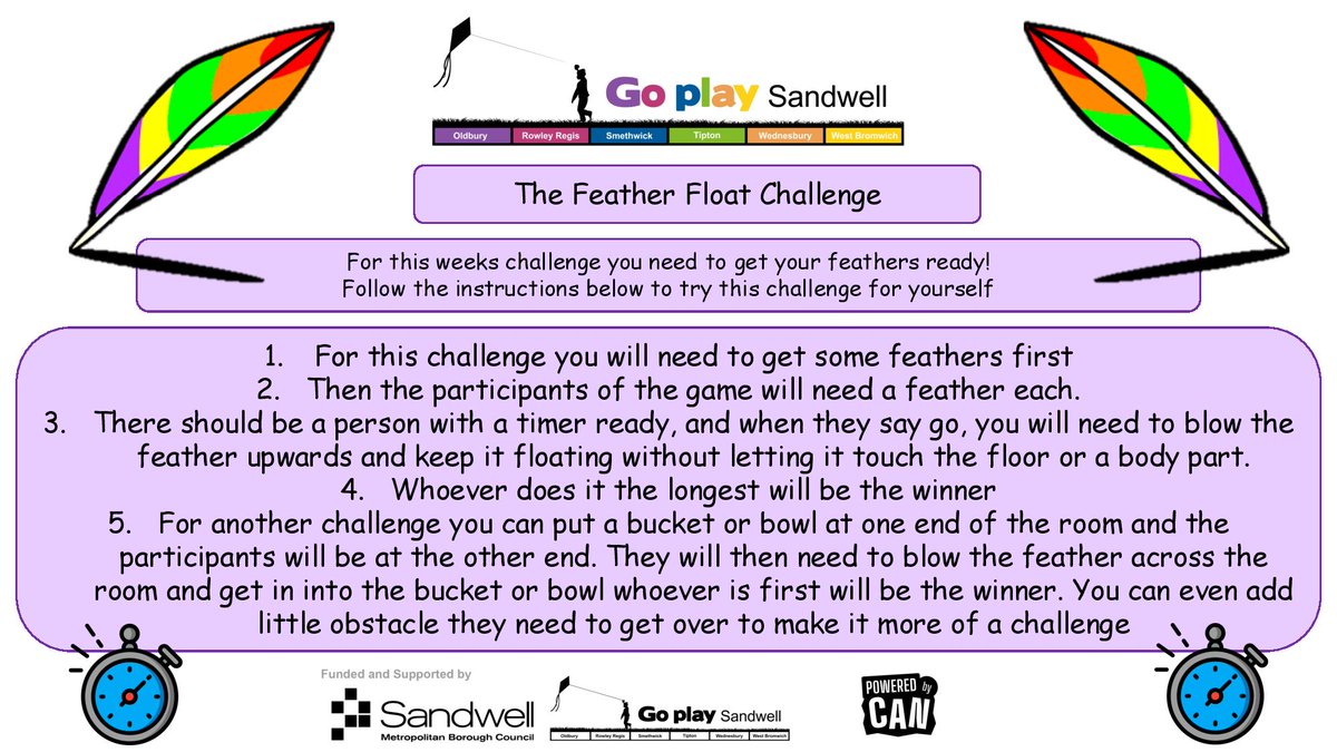 For this week's challenge we are trying to keep them floating for as long as possible, there is an additional twist if you want more of a challenge so try it for yourself!

#gpschallenge
#goplaysandwell
#activitiesforkids
#playathome