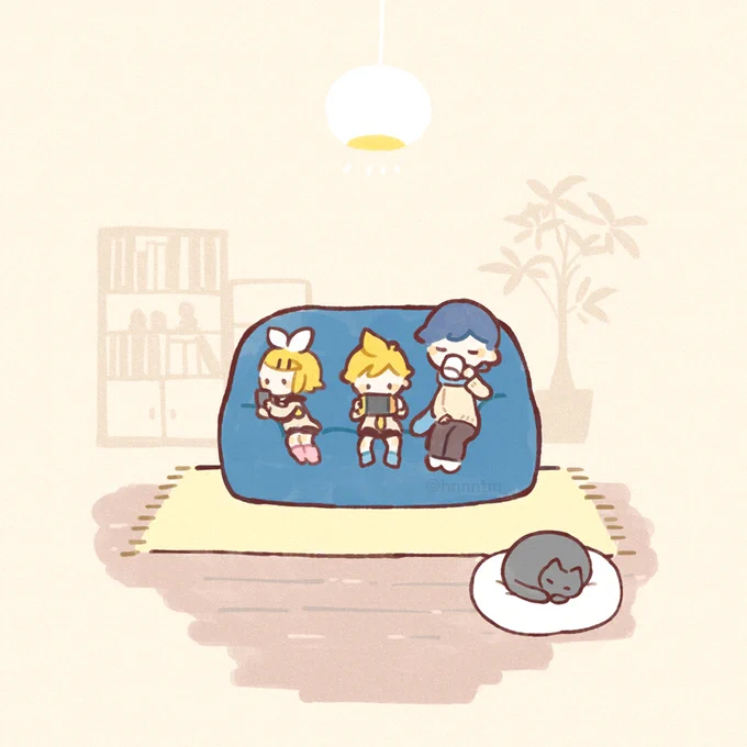 くつろぎ #鏡音リン #鏡音レン #KAITO