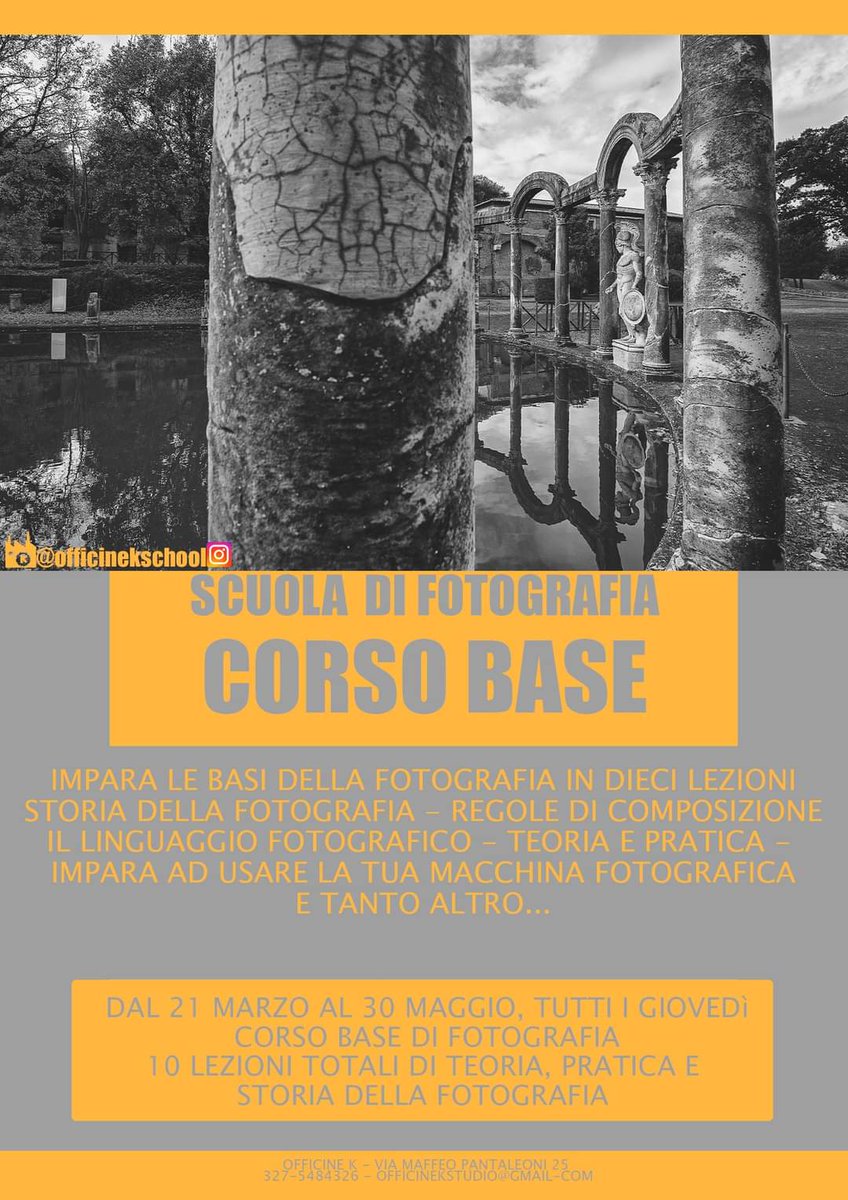 Avete pensato di fare un originalissimo regalo di Natale?
Guarda tra i nostri eventi in programma e scegli quello fatto apposta per lui/lei/voi 😎🎯🎁
e veniteci a seguire sul nostro nuovissimo profilo instagram dedicato alla nostra scuola ➡️@officinekschool⬅️