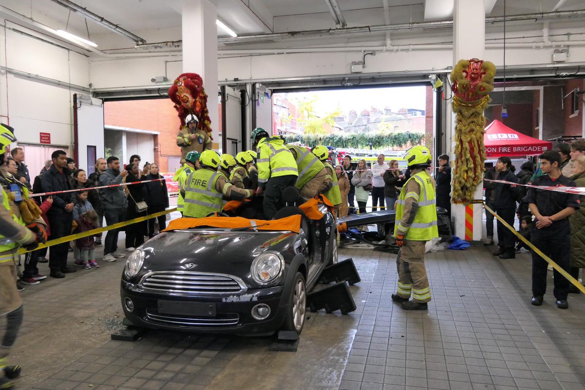 LondonFire's tweet photo. These photos are from a demonstration at @LFBWestminster's recent open day at #Soho Fire Station, but last year we attended 4,500 real road traffic collisions

Help keep #London's roads safe by taking a look at our advice this #RoadSafetyWeek 👉https://t.co/oTRgW8VrgU https://t.co/NQlNB0n0nk