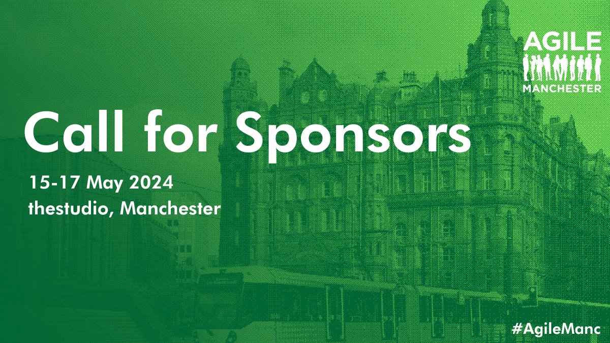 agilemanc's tweet image. #AgileManc is supported each year by our sponsors.
Whether you want to showcase your brand to our wider audience or make a local connection with Manchester's #flow, #lean, and #agile community, we can create a sponsorship package to suit you
See more:agilemanchester.net/sponsors