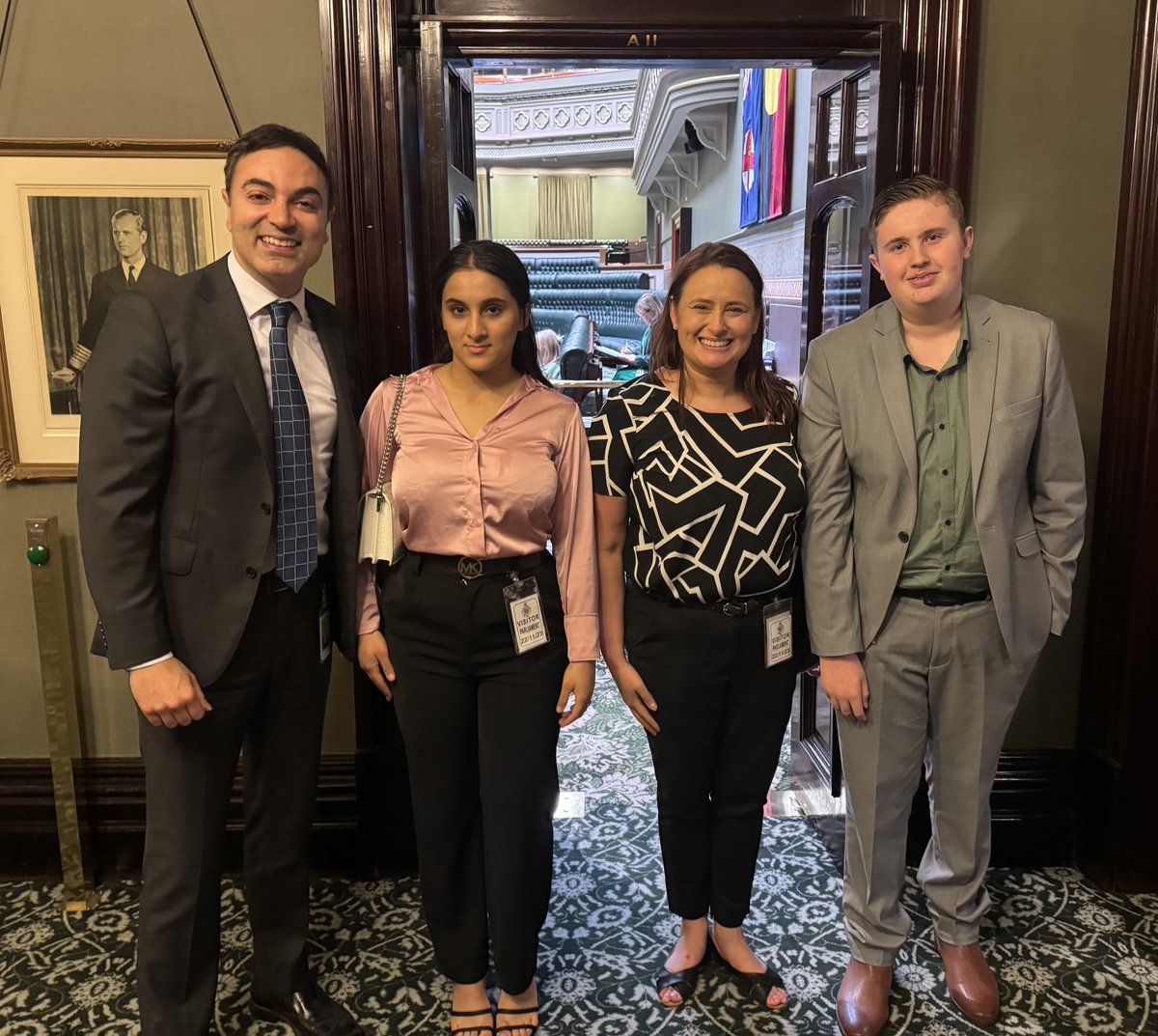 Year 9 Westfields High School students Annie Youkhanna, Zachary Mitrevski and Aliya Jafari recently briefed me about how the teacher shortage crisis affected their school and their ideas to fix it. Last night, I was proud to read out their ideas in the chamber. Well done team.
